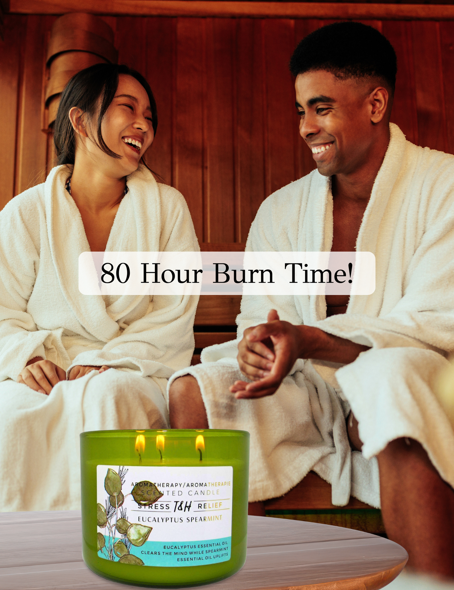 Eucalyptus Spearmint Soy Candle 3-Wick