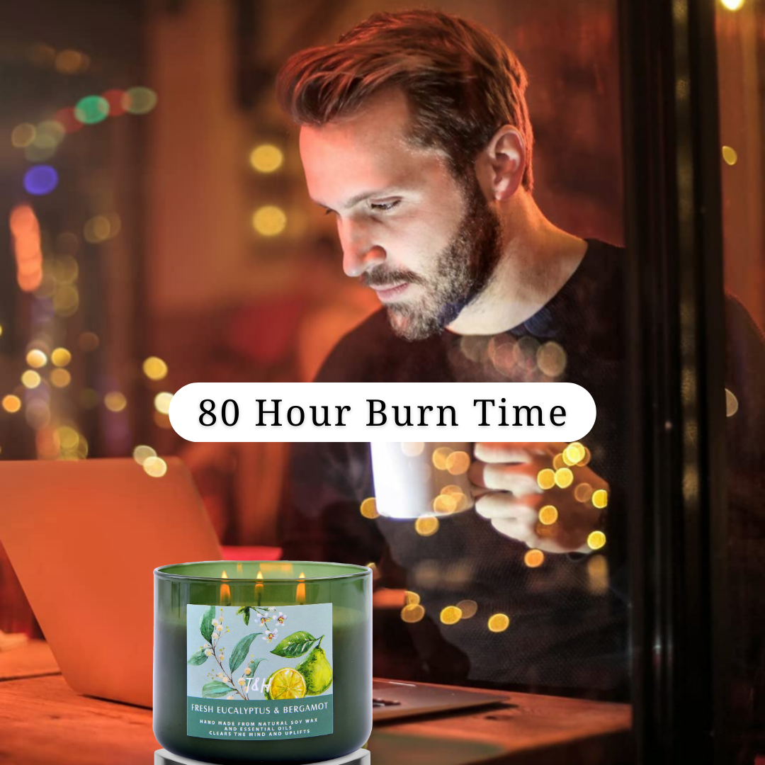 Fresh Eucalyptus and Bergamot Candle