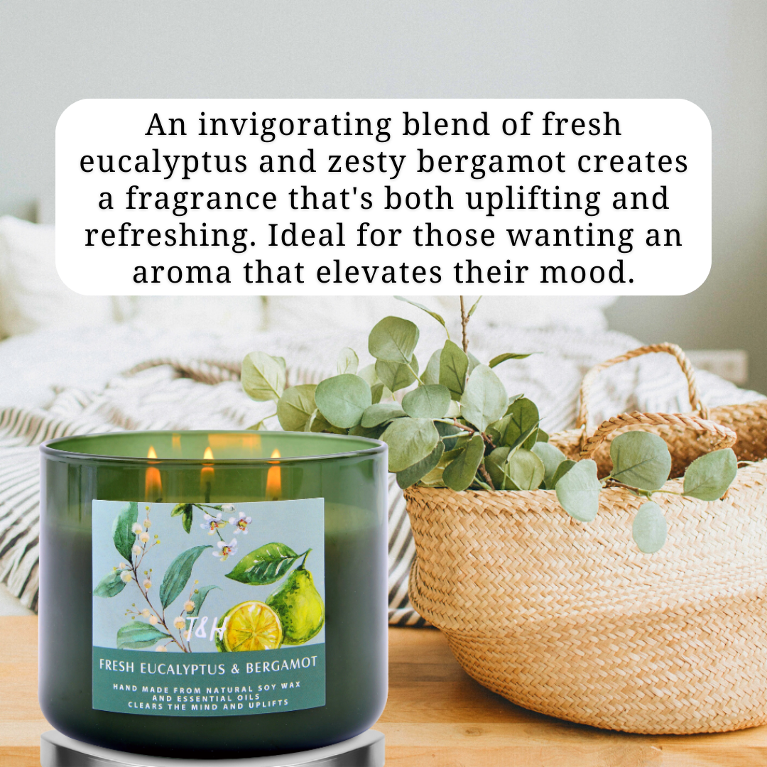 Fresh Eucalyptus and Bergamot Candle