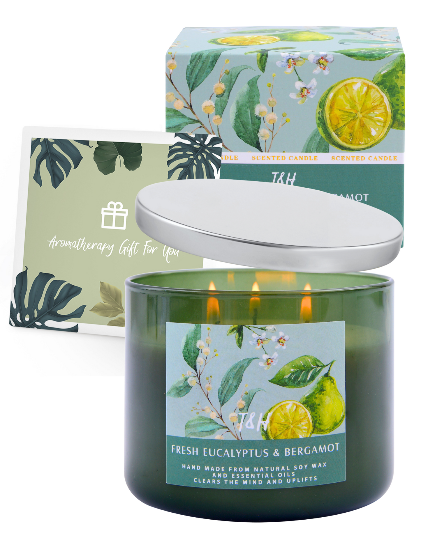 Fresh Eucalyptus and Bergamot Candle