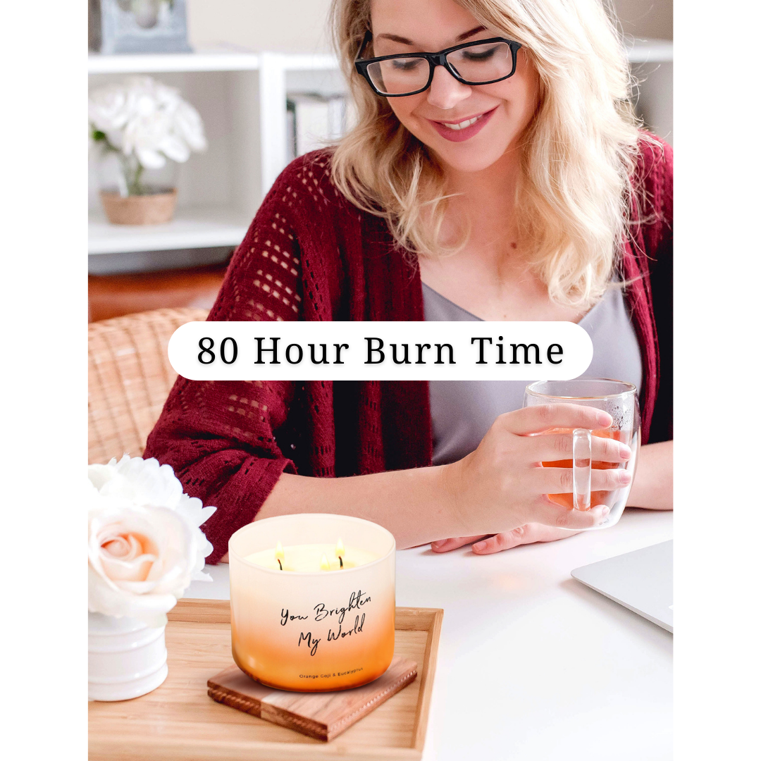 Orange Goji and Eucalyptus Candle