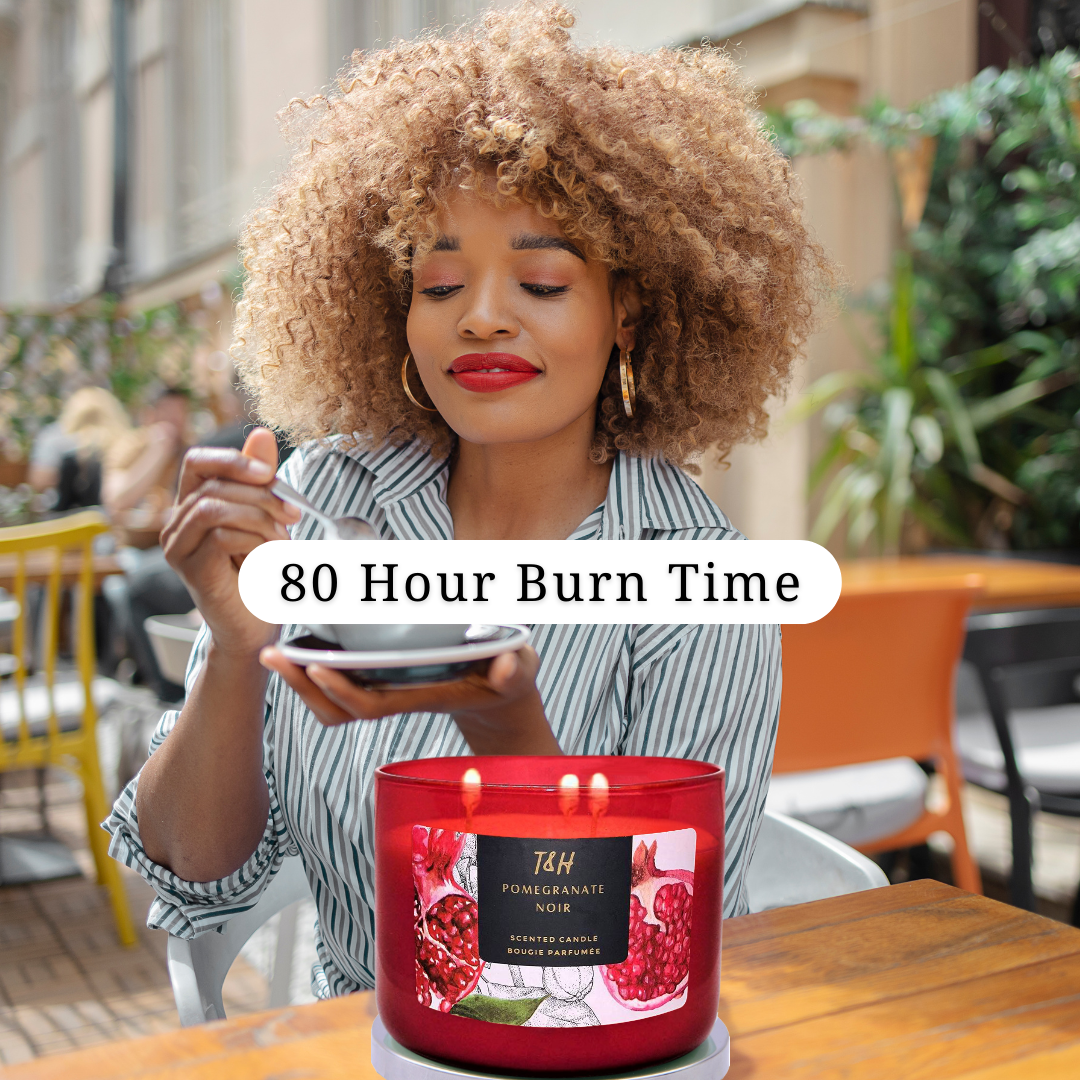 Pomegranate Noir Scented Soy Candle 3-Wick