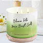 Green Apple Peach Blossom Soy Candle 3-Wick
