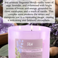 Sage Lavender Cedarwood Soy Candle 3-Wick