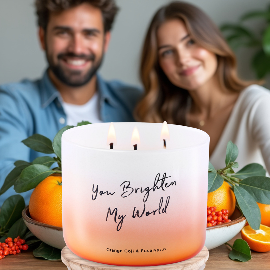Orange Goji & Eucalyptus Soy Candle 3-Wick
