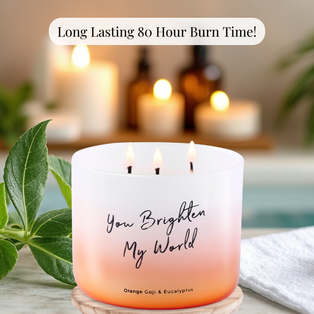 Orange Goji & Eucalyptus Soy Candle 3-Wick