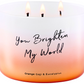Orange Goji Eucalyptus Soy Candle 3-Wick