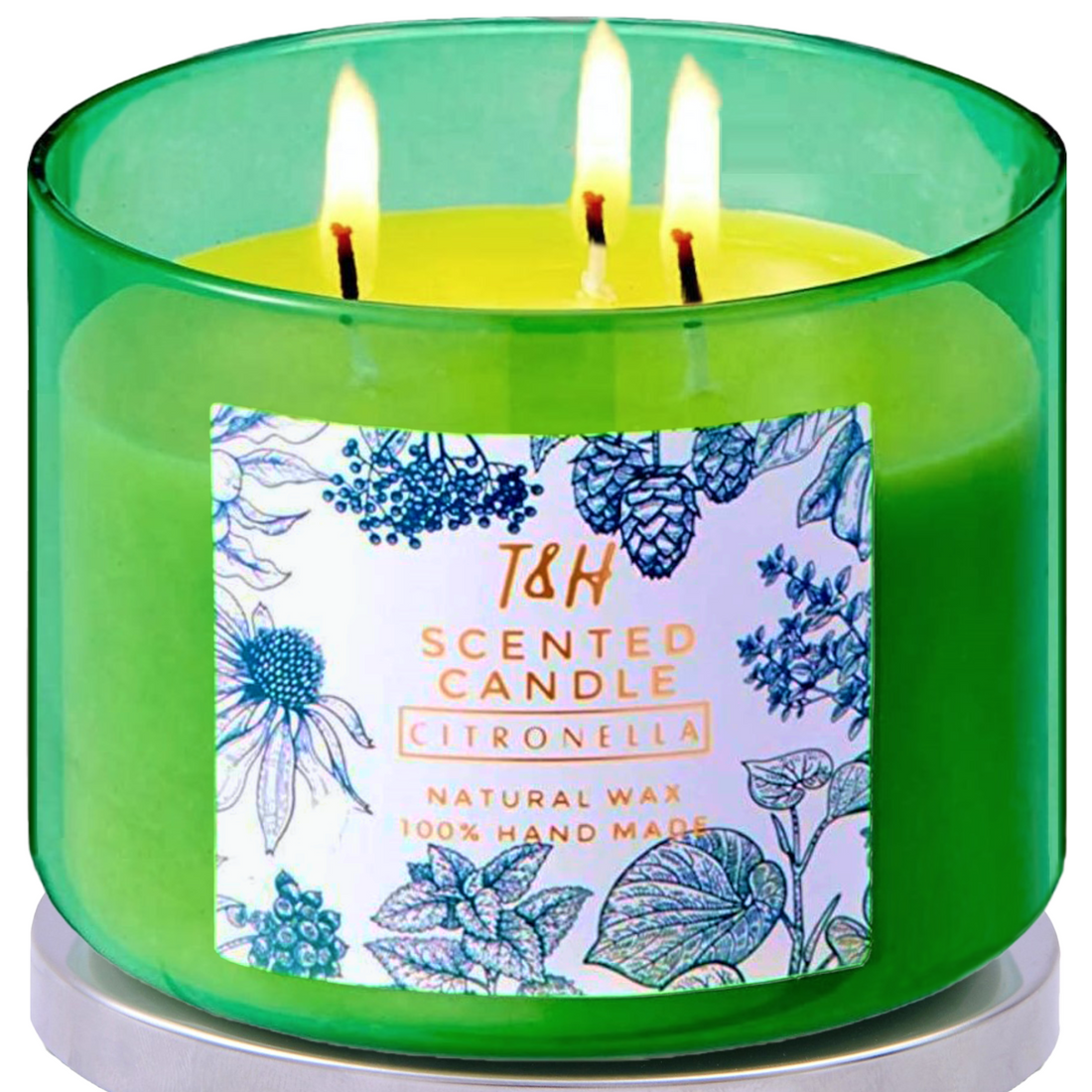 Indoor Outdoor Citronella Candle Aromatherapy Candle for Home Scented