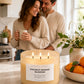 Coconut Orange Blossom Soy Candle | 3-Wick