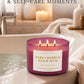 Dark Cherry Black Plum Soy Candle | 3-Wick