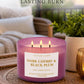 Dark Cherry Black Plum Soy Candle | 3-Wick