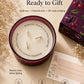 Dark Cherry Black Plum Soy Candle | 3-Wick