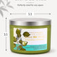 Eucalyptus Spearmint Soy Candle | 4-Wick