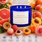 Grapefruit Passionfruit Sunset Soy Candle | 3-Wick