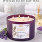 Lavender Vanilla Soy Candle | 4-Wick
