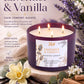 Lavender Vanilla Soy Candle | 4-Wick