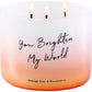 Orange Goji & Eucalyptus Soy Candle 3-Wick