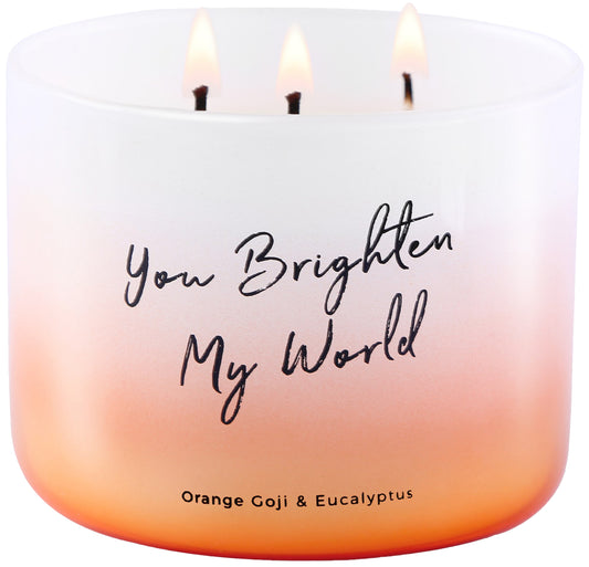 Orange Goji & Eucalyptus Soy Candle 3-Wick