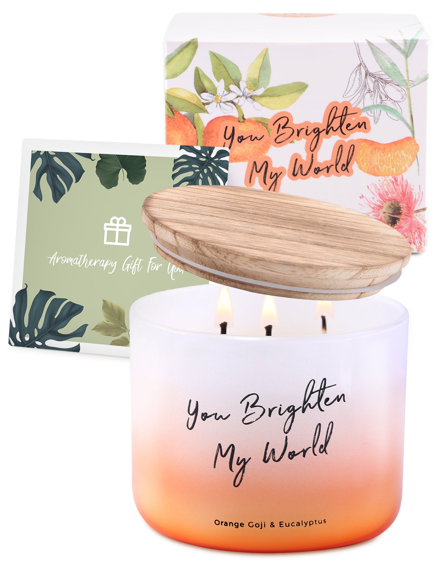 Orange Goji & Eucalyptus Soy Candle 3-Wick