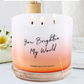 Orange Goji Eucalyptus Soy Candle 3-Wick