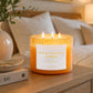 Peach Coconut Sunrise Soy Candle | 3-Wick