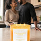 Peach Coconut Sunrise Soy Candle | 3-Wick