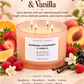Raspberry Strawberry Vanilla Soy Candle | 4-Wick