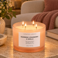 Raspberry Strawberry Vanilla Soy Candle | 4-Wick