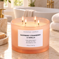 Raspberry Strawberry Vanilla Soy Candle | 4-Wick