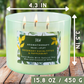 Rosemary Eucalyptus & Peppermint Soy Candle 3-Wick