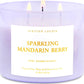 Sparking Mandarin Berry Soy Candle | 3-Wick