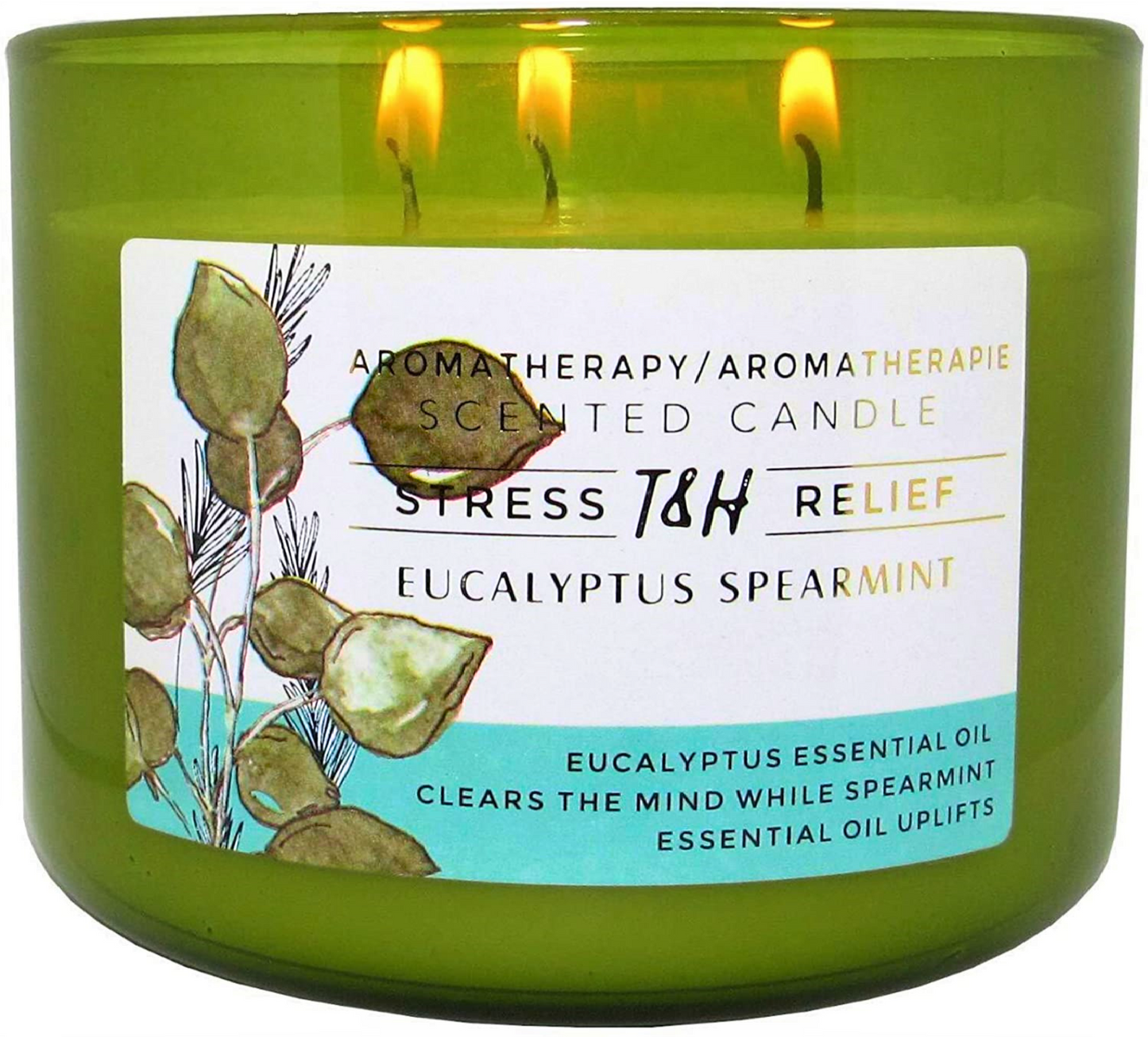 Eucalyptus Spearmint Soy Candle 3-Wick
