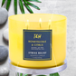 Honeysuckle Citrus Soy Candle 3-Wick