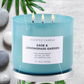 Sage Lemongrass Garden Soy Candle 3-Wick