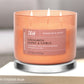 Cinnamon Clove Citrus Soy Candle 3-Wick