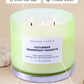 Cucumber Grapefruit Paradise Soy Candle 3-Wick