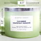 Cucumber Grapefruit Paradise Soy Candle 3-Wick