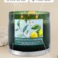 Fresh Eucalyptus Bergamot Soy Candle 3-Wick