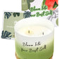 Green Apple Peach Blossom Soy Candle | 3-Wick