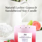 Lychee Guava & Sandalwood Soy Candle 3-Wick