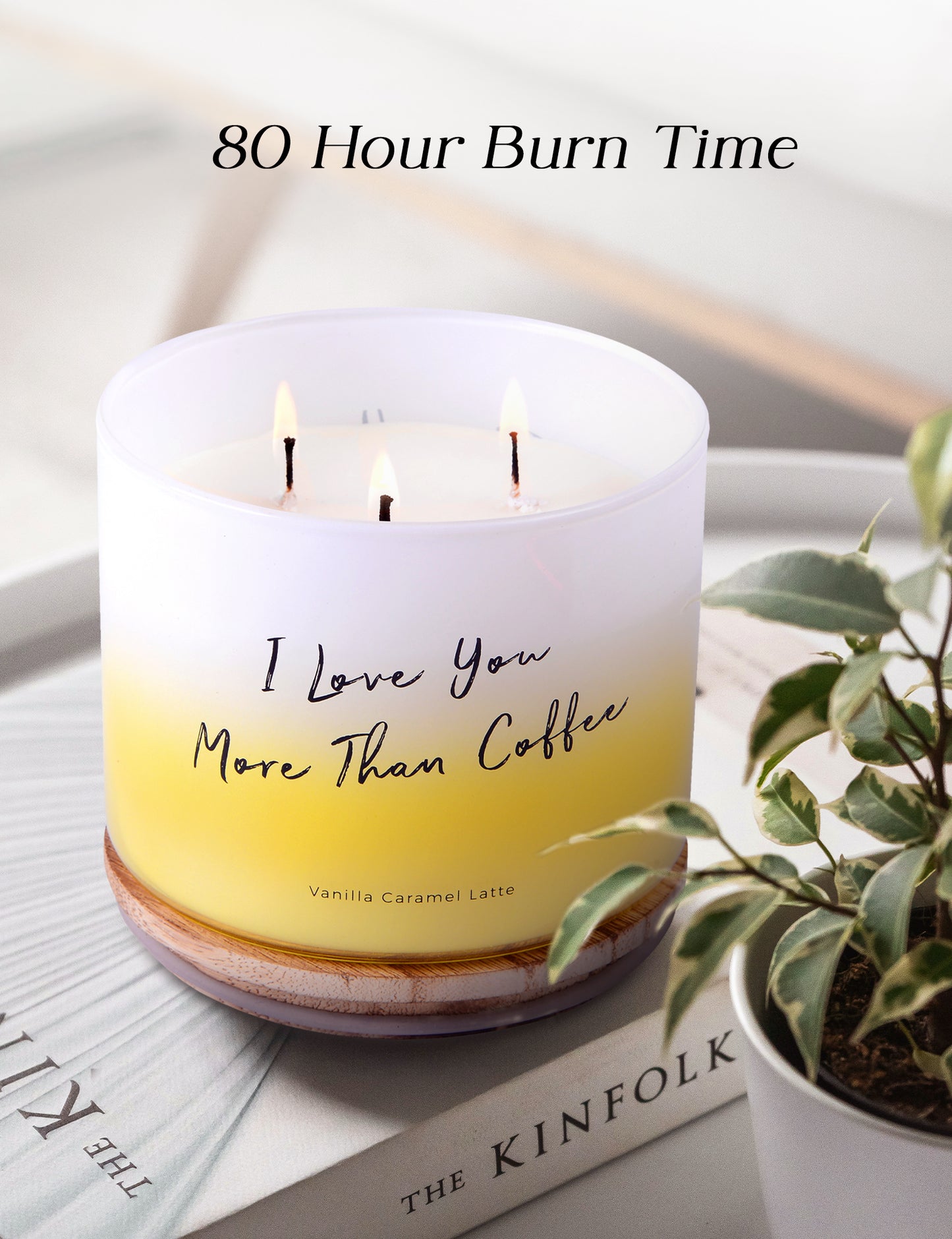 Vanilla Caramel Latte Soy Candle 3-Wick